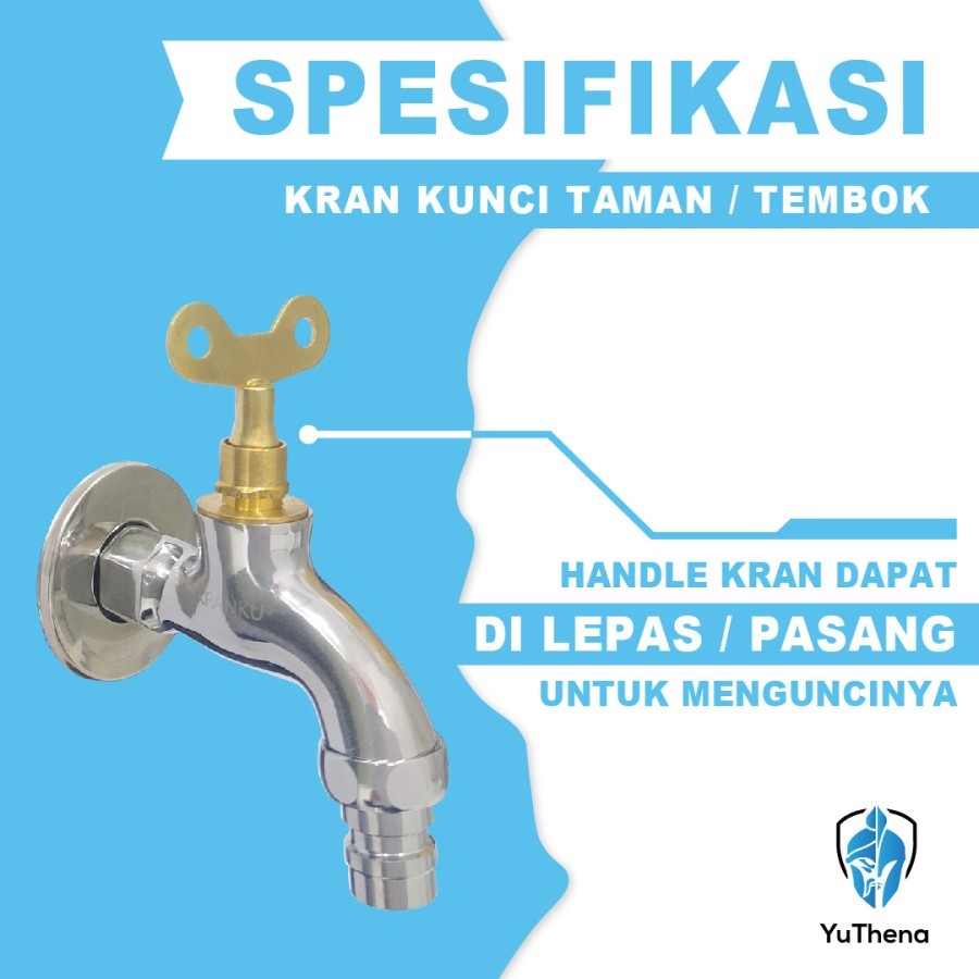 Kunci Kran Air Kran Taman Kunci Keran Taman Gembok YuThena     Berkualitas