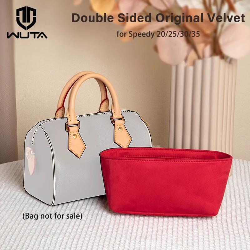 WUTA Original Velvet Bag Organizer For LV Speedy 20 25 30 35 Purse Insert Handbag Inner Bag Portable