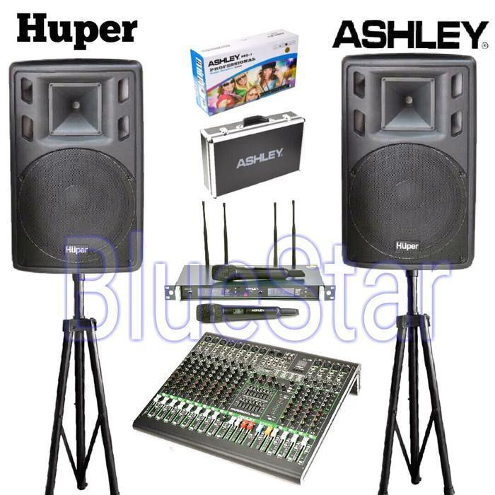 Paket SoundSystem Ashley - Huper 15 HA400 Original 15 inch
