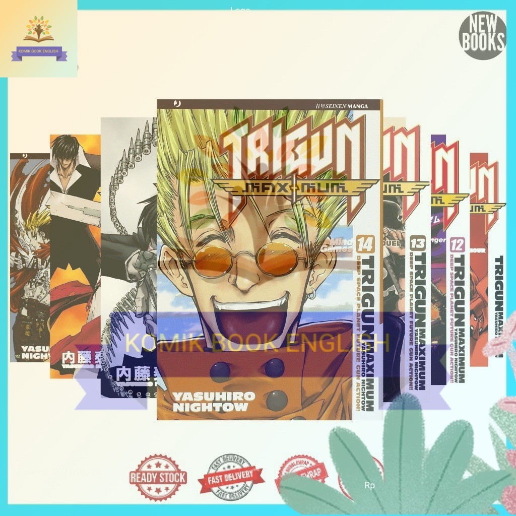 Komik Trigun Maximum (14 book series English)