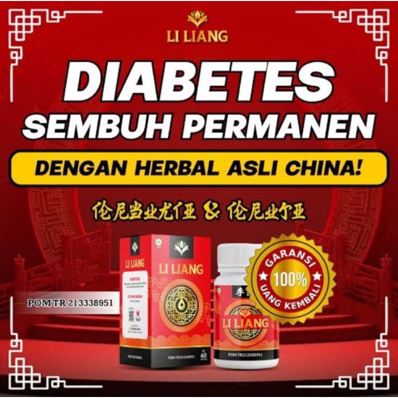 Li liang - obat herbal diabetes paling ampuh Li liang Asli Original
