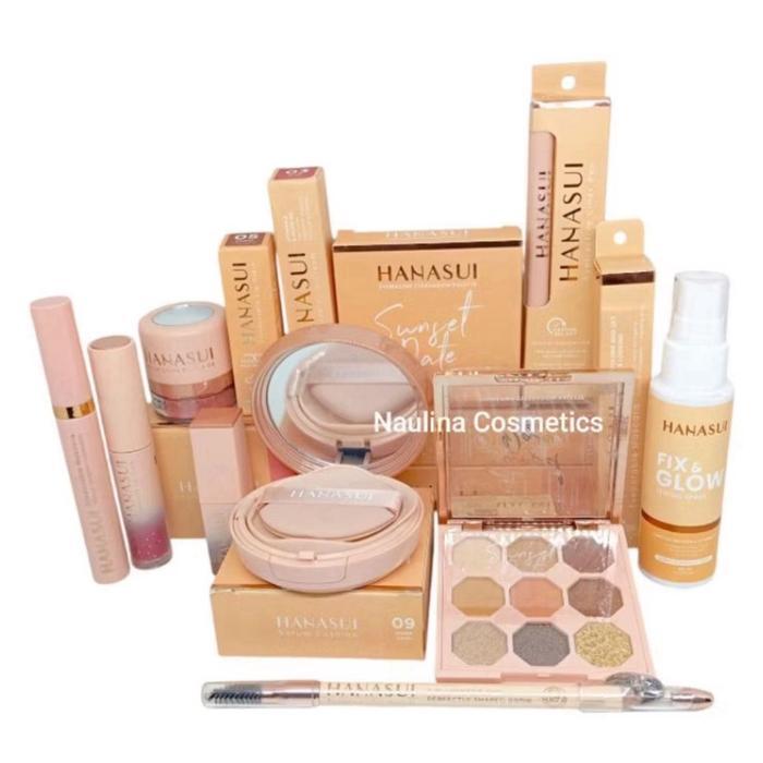 Hanasui Paket Make Up Super Lengkap/Make Up Flawless - PAKET 9 in 1