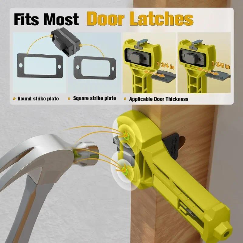 Mortise Chisel Kit For Wood Door Latch Lock Installation Hand Carving Tools