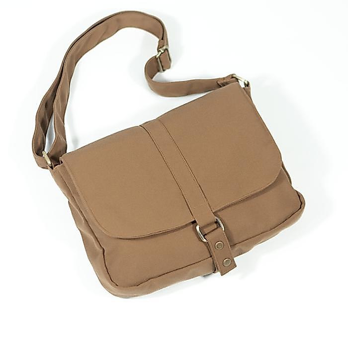 Ranu - Thevan Vintage Canvas Sling Bag Brown Tas Selempang Kanvas Terbaru 