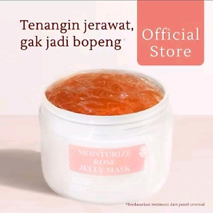 EILEEN GRACE MOISTURIZE ROSE JELLY MASK BPOM ORIGINAL