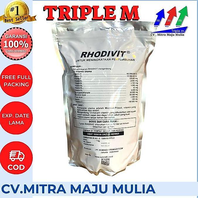 WEZANCOLLECTION81 - RHODIVIT 100 GRAM - VITAMIN AYAM