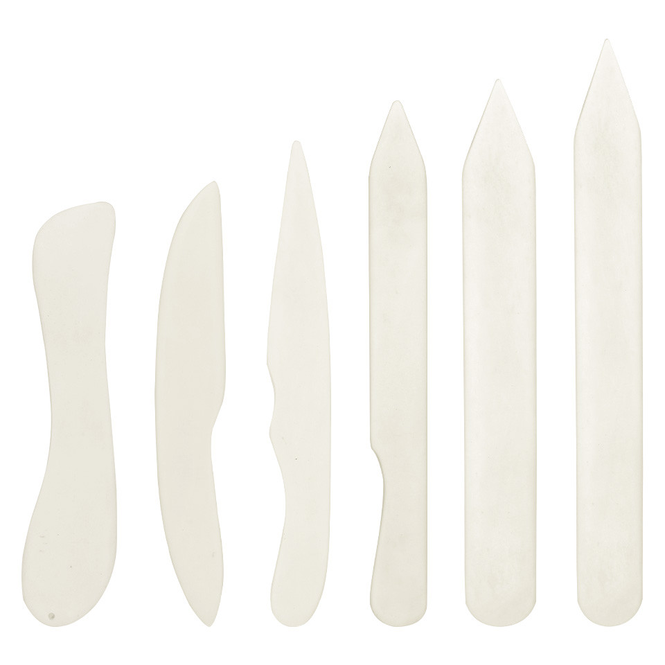 

KRABALL Leather Working Tool Bone Folder For Leather Craft Scoring Folding Creasing Edges Paper Plastic Handmade Sewing Tools