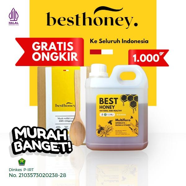 

saleBest Honey Madu Asli Madu Multiflora Original 1kg - 1 KGterlaris