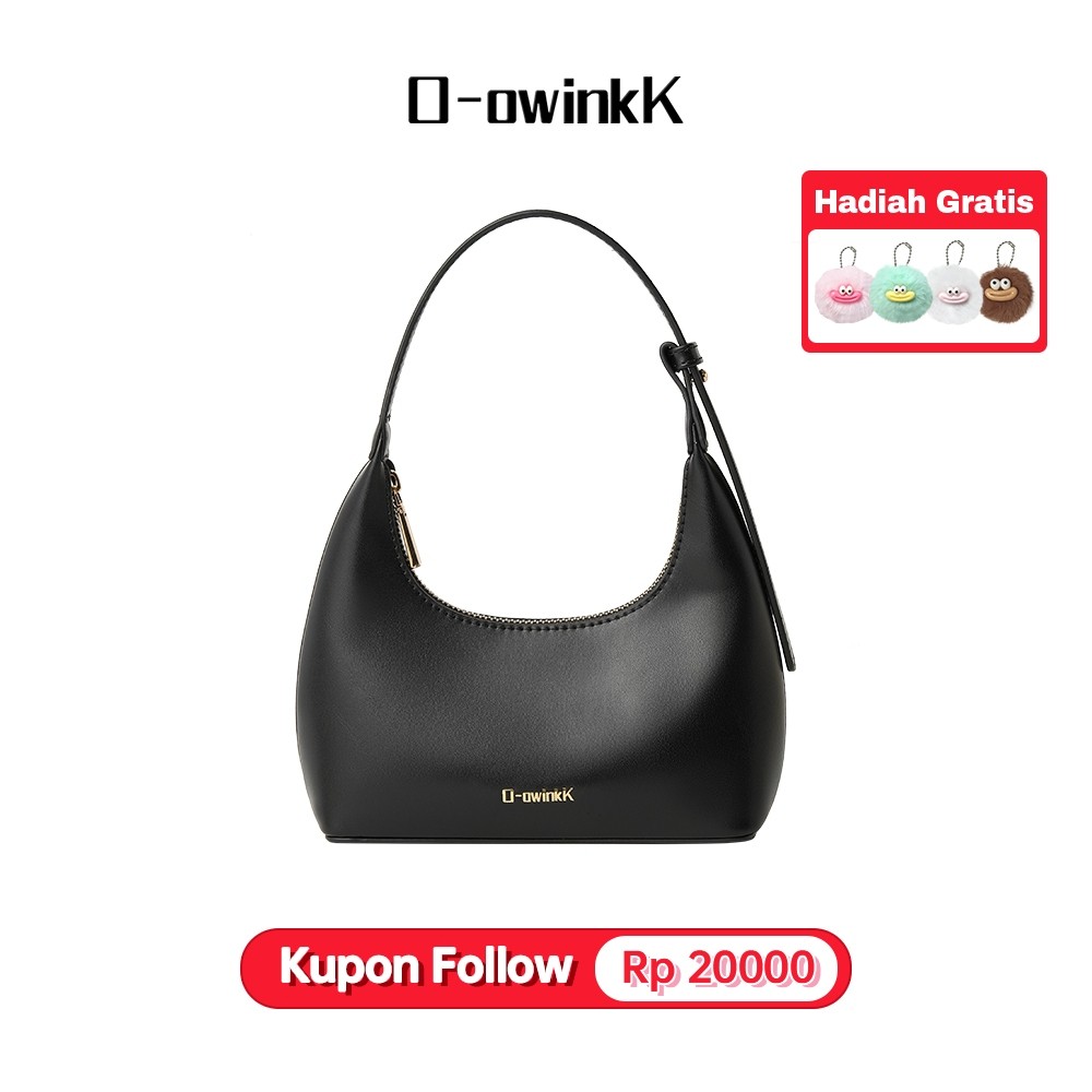 CS23WE O-owinkK Tas Wanita Tas Tangan Tas Sendi Bulan Baru Arsitektur Retro Ins Versatile