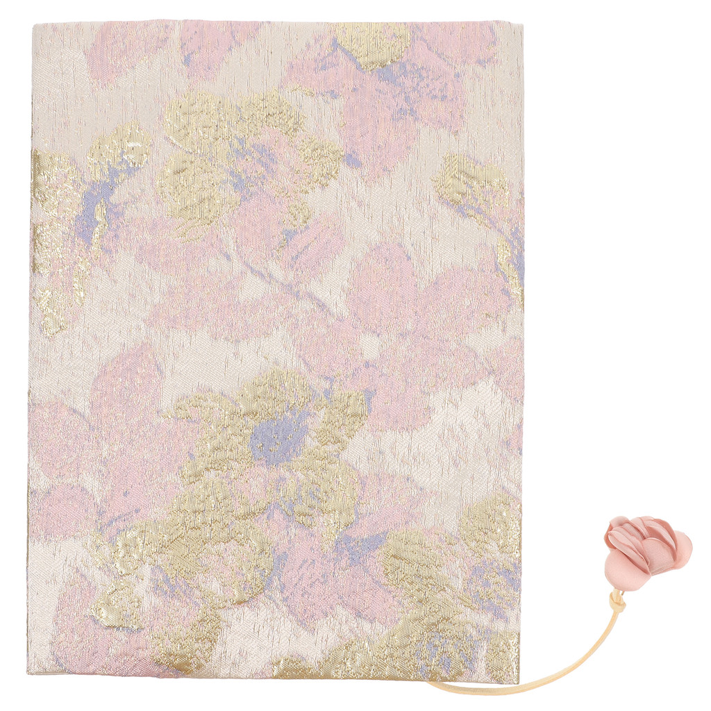 

1pc Fabric Book Handmade Cloth Book Cover Satin Protective Sleeve A5 Size Adjustable Fit Notebook Case Cloth Pouch Book Sleeve
