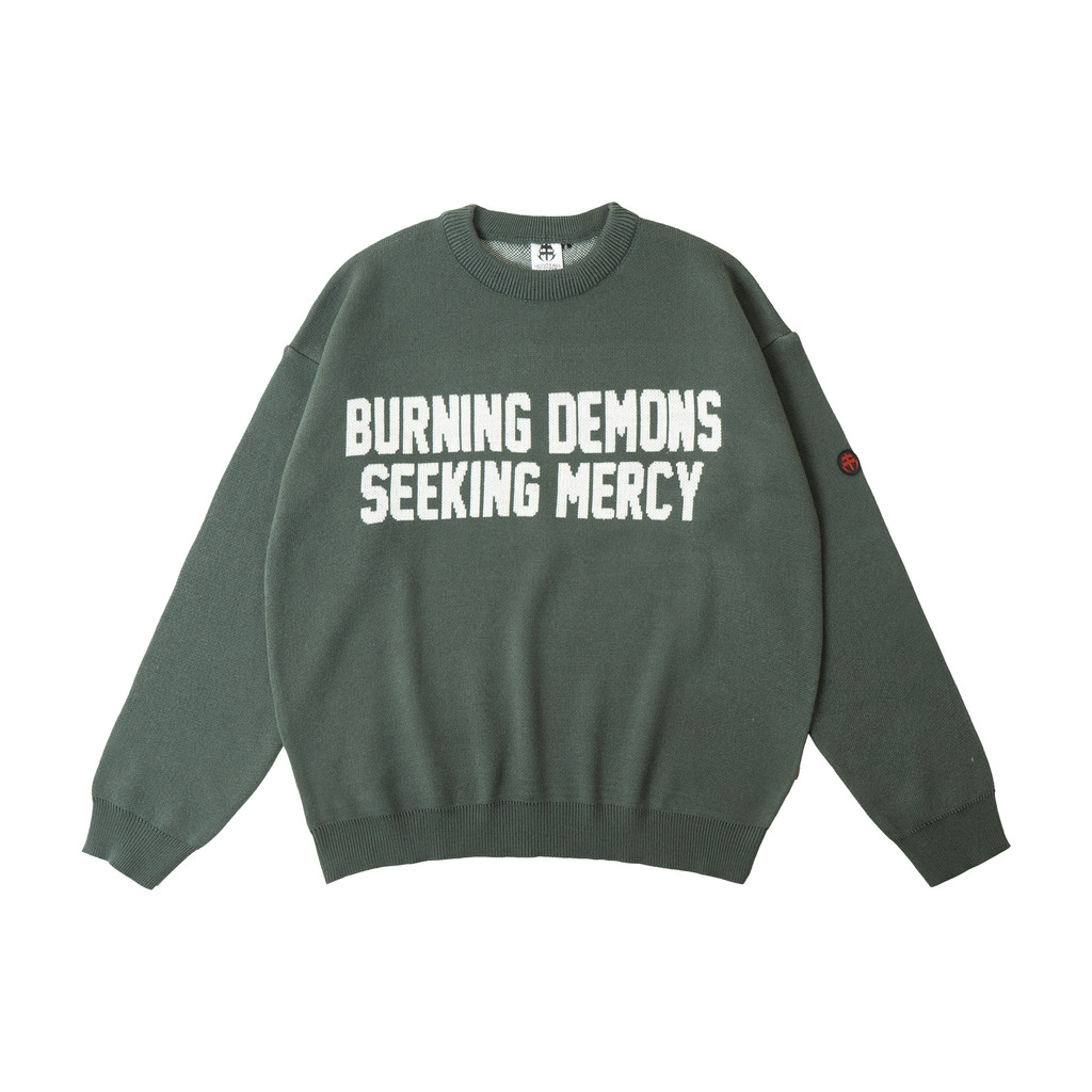 Metaphores Sweater Knit BDSM - Green