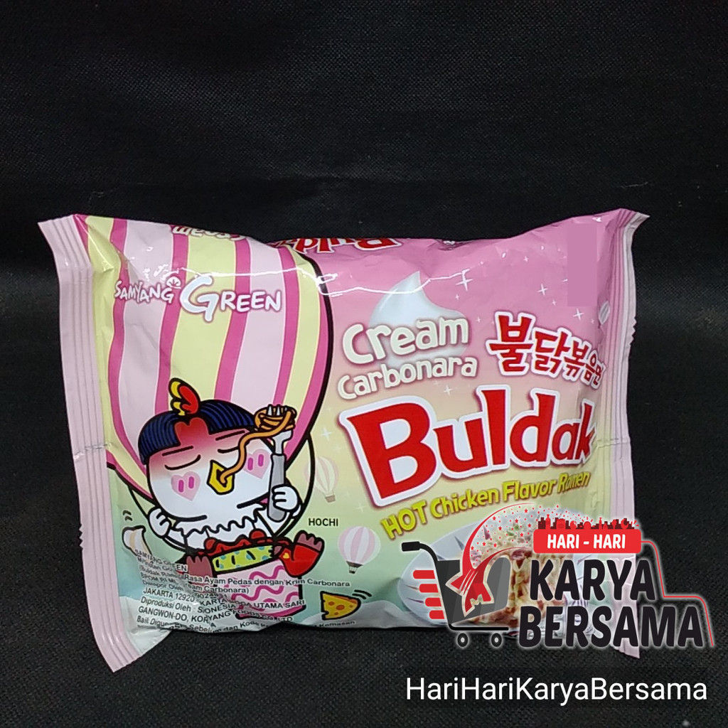 

MAKANAN MI INSTAN SAMYANG SAM YANG GREEN BULDAK CREAM CARBONARA 140GR