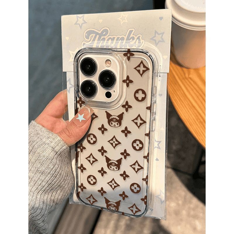 Softcase Pola campuran Kuromi Gucci OPPO pola yang jelas Transparan Anti slip asli OPPO A3s A3 PRO A