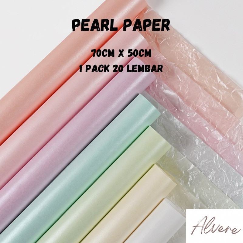 

Flower Wrapping Pearl Pear Paper Kertas Sydney Korea Buket