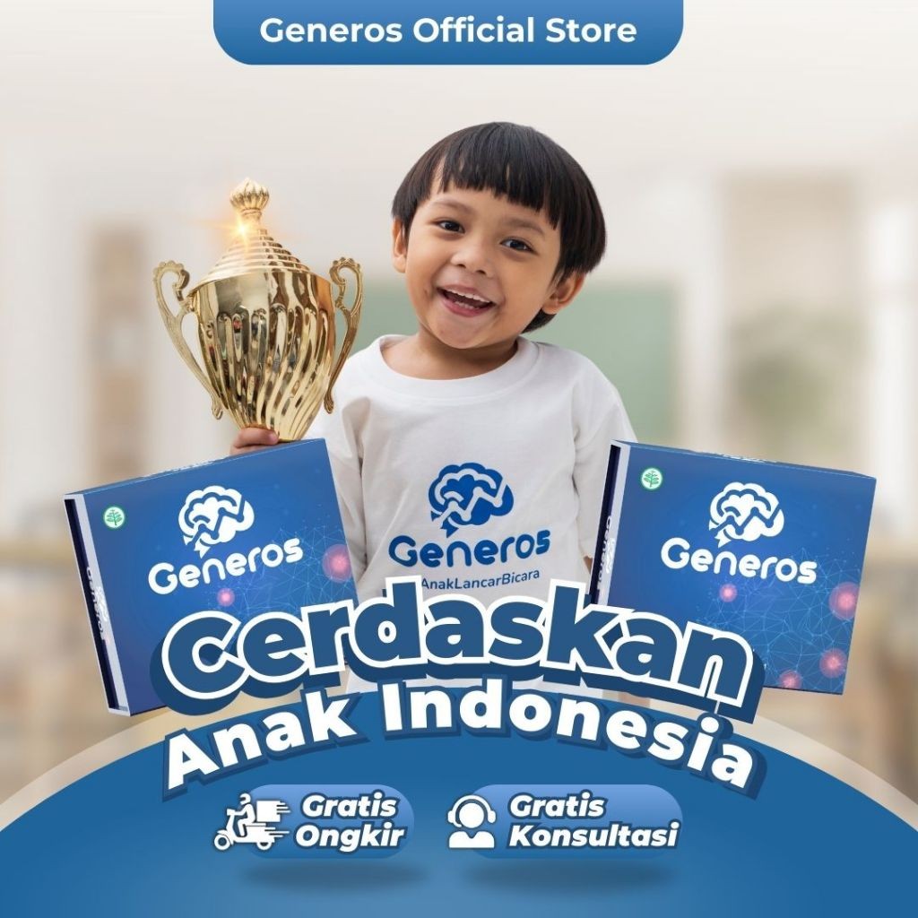 Generos 1 Box - Multivitamin Untuk Kecerdaskan Otak Anak