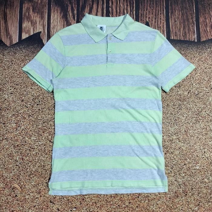 kaos polo pria salur GAP kaos kerah formal casual size M