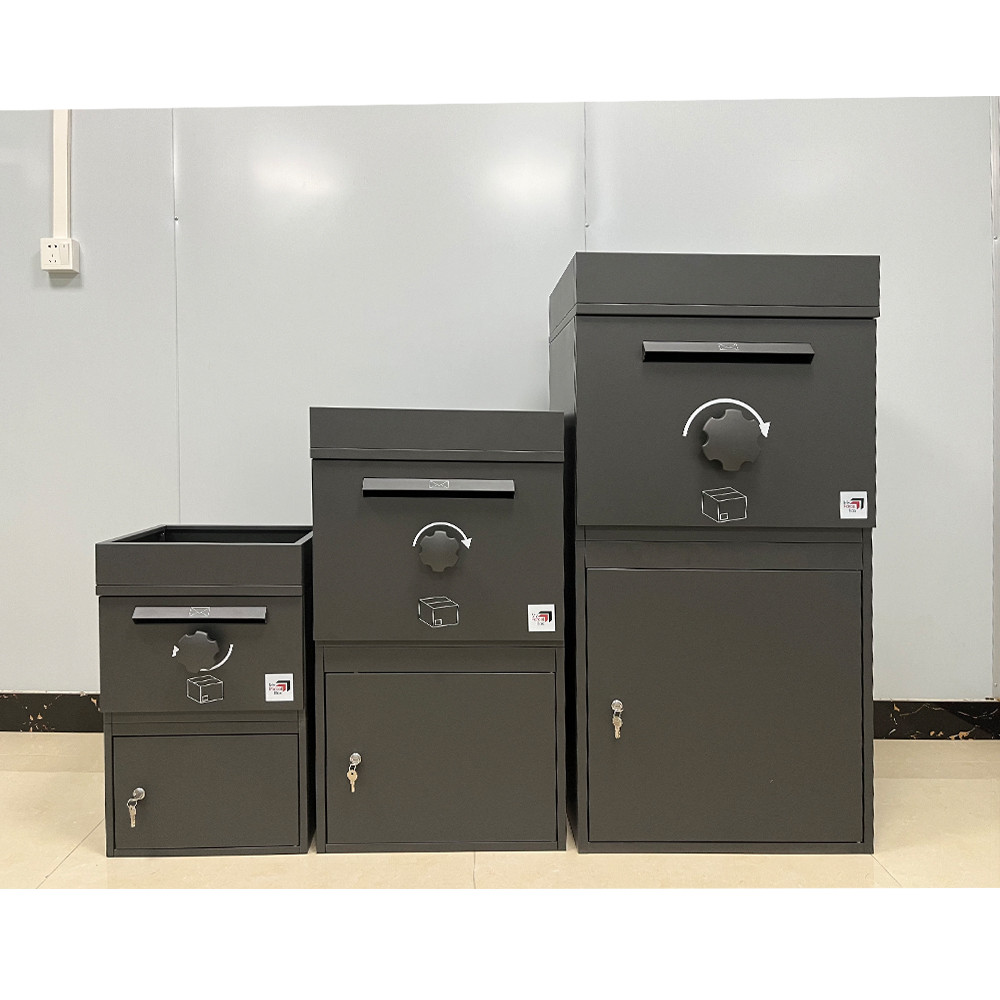 

JDY Free Standing Waterproof Rustproof New Personalized Parcel Box With Multiple Lid Options Post Use Powder Coating