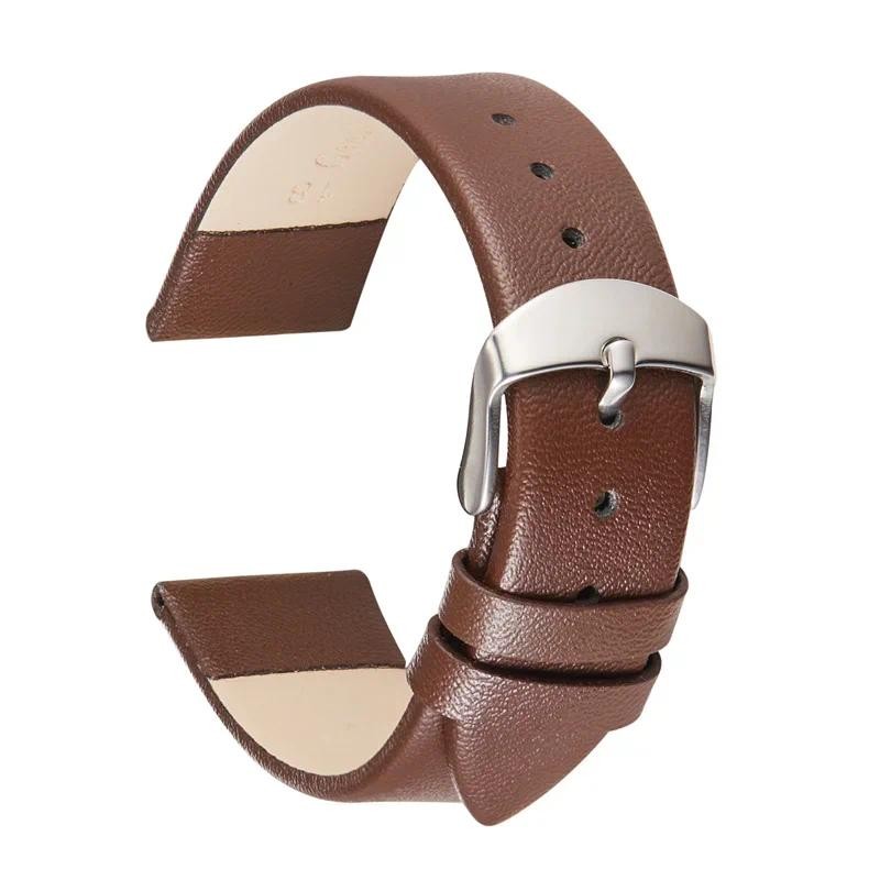 Sofe Leather Watchband 14mm 16mm 18mm 20mm 22mm Genuine Leather Watch band For DW Watch Strap Watch 