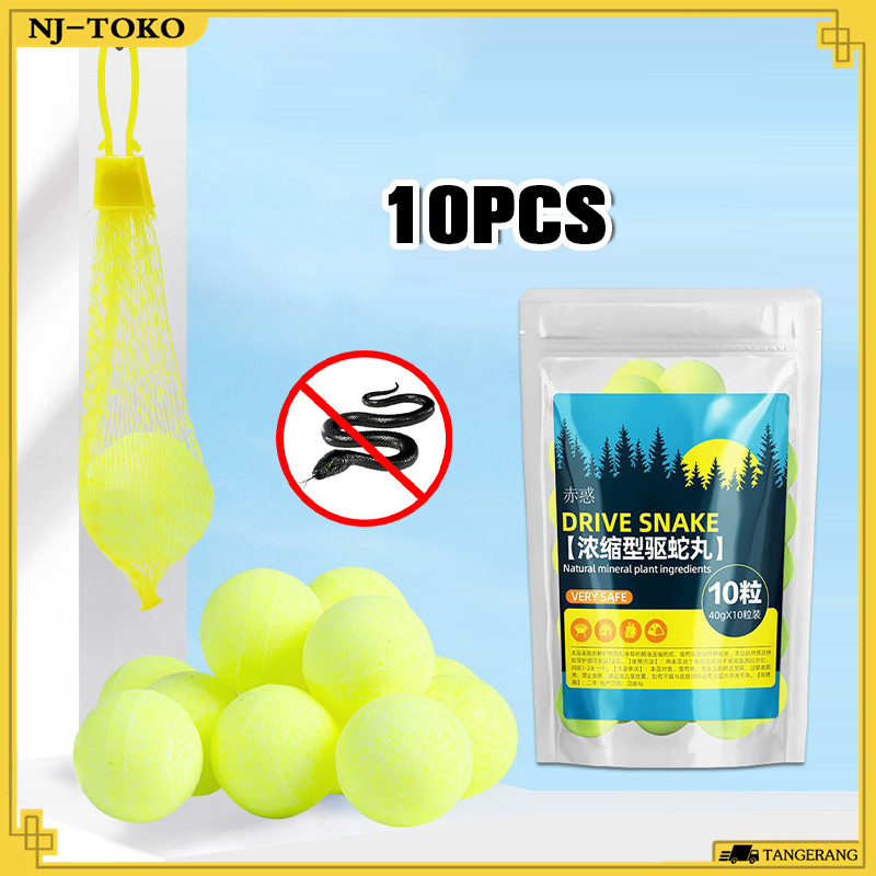 10PCS Penangkal Ular Outdoor Obat Pembasmi Ular Tahan Air