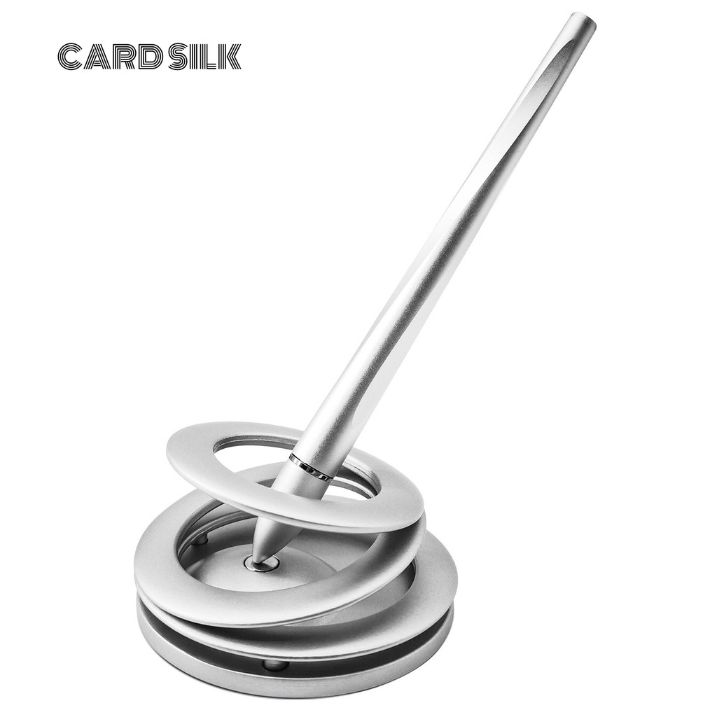 

High-End Dual‑Ring Hover Pen – Magnetic Floating Rotatable Executive Pen | Luxurious Aesthetic Desk Accessories & Business Gift