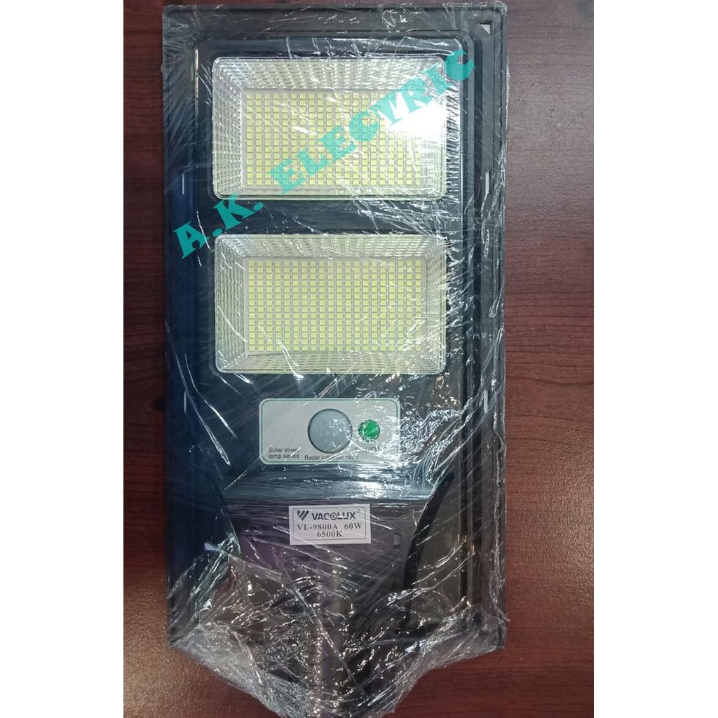 Lampu jalan PJU Solar Cell Vacolux 60W 60Watt 60 Watt - Kuning Terlaris