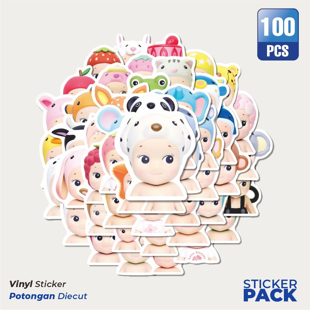 

Terbaru! 50 pcs Stiker Kartun Sonny Dekorasi Lucu Kreatif untuk Notebook, Skateboard, HP