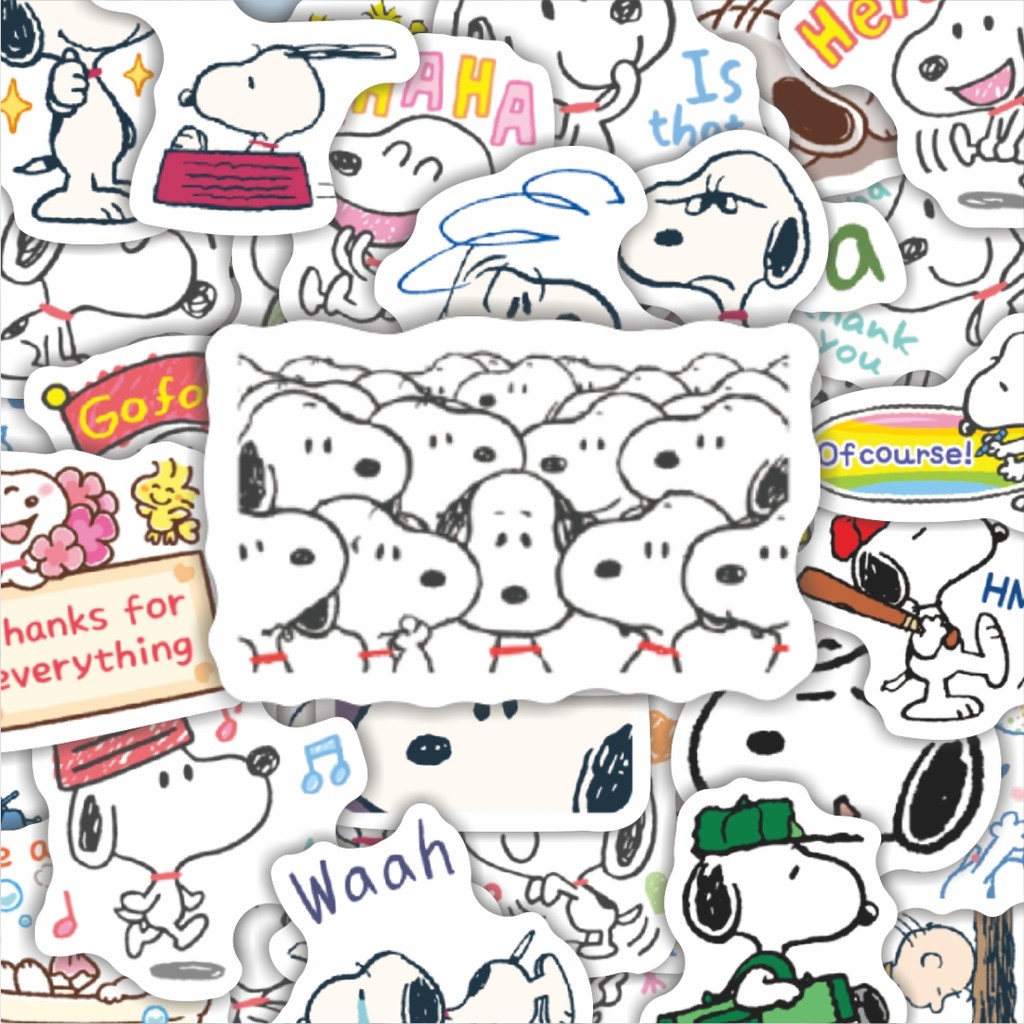 

Stiker Cutting Pack Stiker Kartun Snoopy V37 Isi 100Pcs Series Aesthetic Lucu Keren Untuk Koper Bahan Vynil