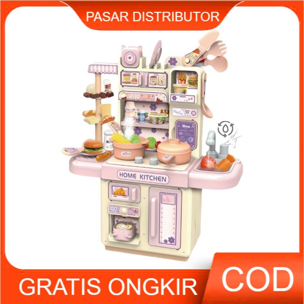 Mainan Anak DREAM KITCHEN HOME KITCHEN House Kitchen Cook Set Lampligh Mainan Anak Perempuan - Maina
