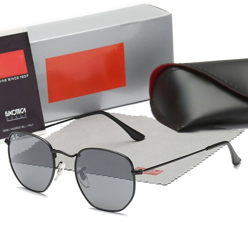 RayBan HOT Fashion men women RB3548 retro metal coated reflective sunglasses