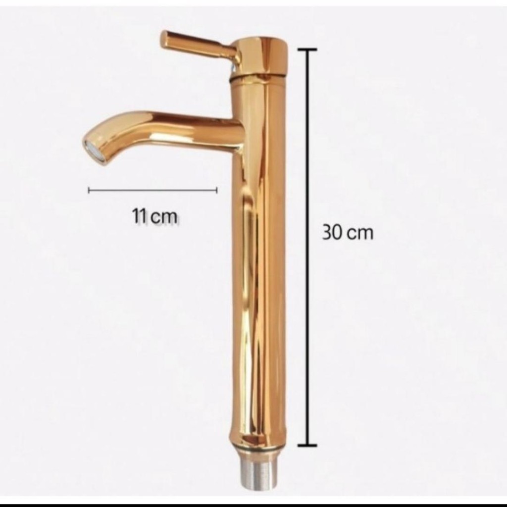 kran wastafel gold panas dingin