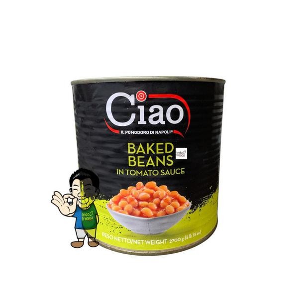 

PROMO! Ciao Kacang Buncis Panggang- Navy- Baked Beans in Tomato Sauce 2700 g