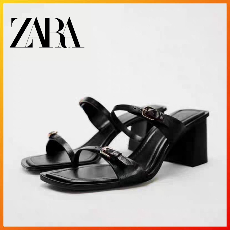 Zara2025 summer new one-piece high-heeled sandals