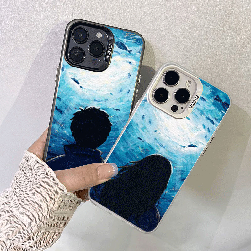 ✨Hadiah Couple✨Casing Couple iPhone All Type SoftCase Lucu untuk iPhone 16 13 11 15 pro xs XR 15 14 