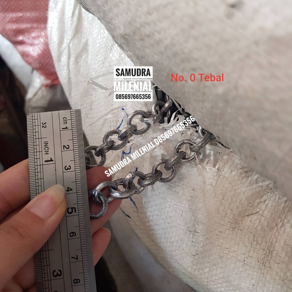 Rantai Timah Pemberat Jala Ikan Tebal Murah