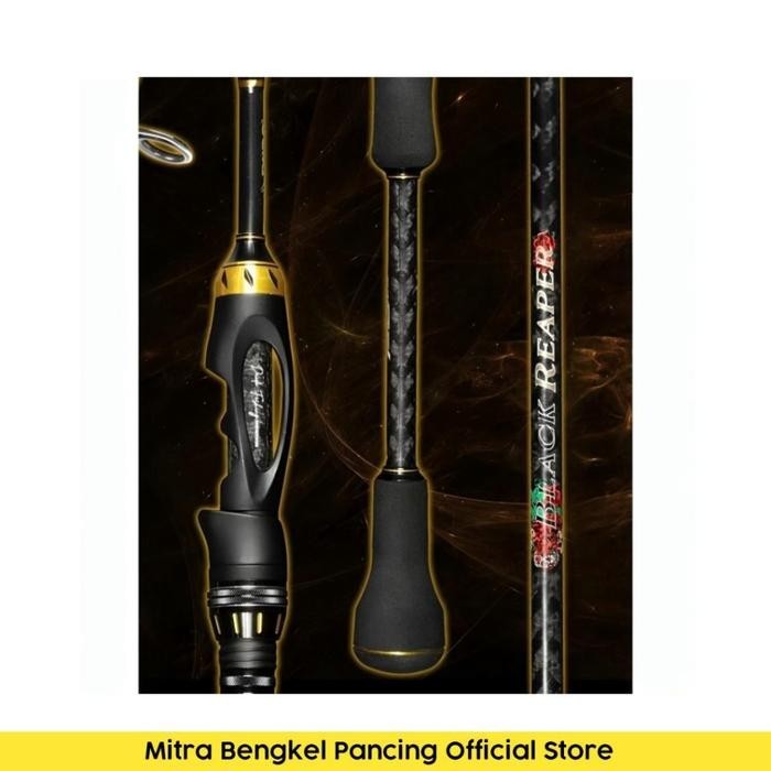 Joran Pancing Daido Black Reaper 5-12LB Twist Carbon Ring Fuji Empang - 120CM