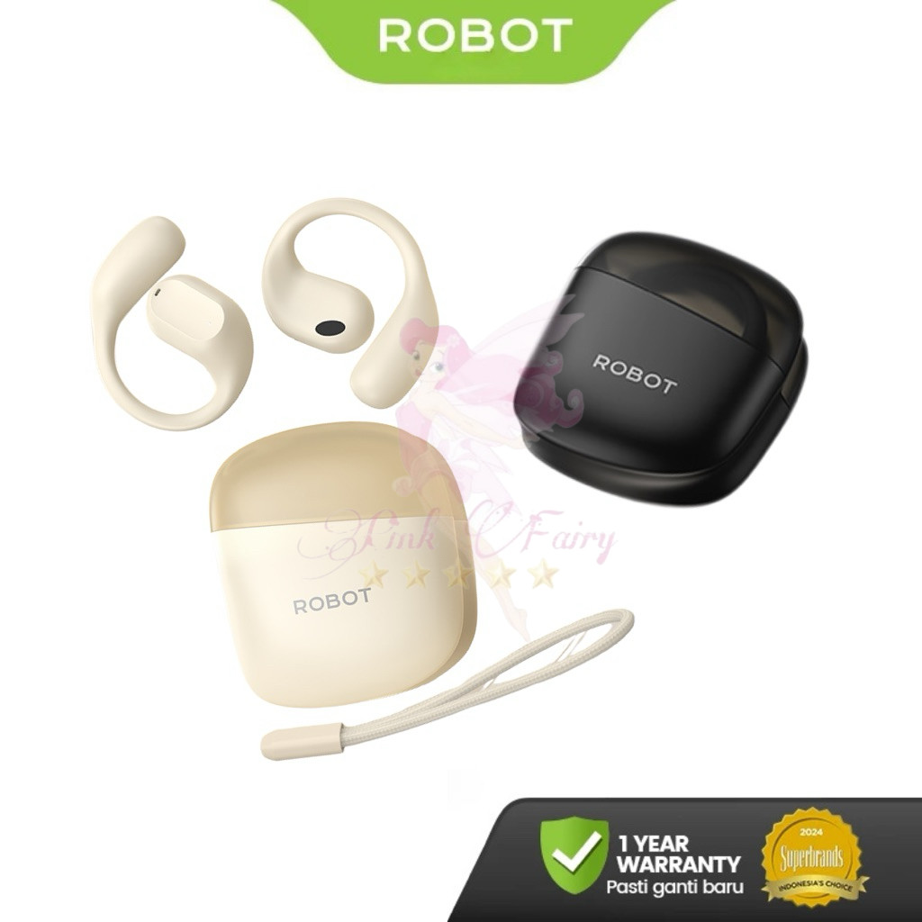 Robot Comfo M2 Bluetooth 6.0 Sport Earphone OWS Headset Running Original