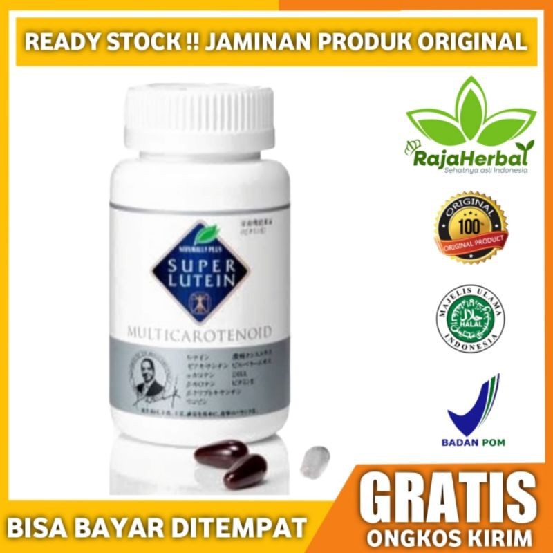 100% ASLI Super Lutein Asli Japan Multivitamin Mata - Super Lutein Mitro Plus Original
