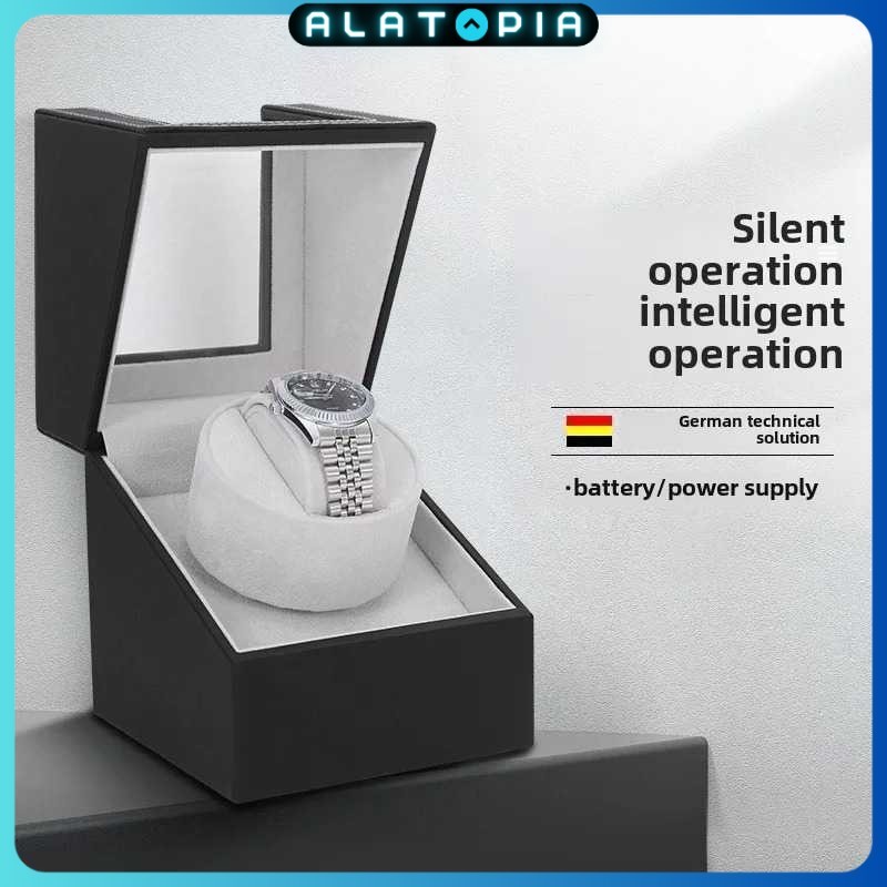 Watch Winder Pemutar Jam Tangan Otomatis 1 Slot Dual Power 13cm - IG-160