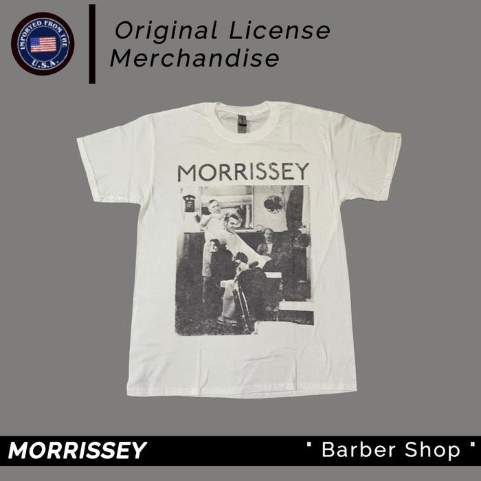 (COD) Morrissey T Shirt Kaos Band Music Original Official License MORRISSEY ORI - S