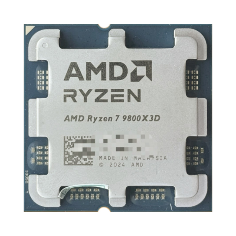 Ryzen 7 9800X3D CPU R7 9800X3D Processor for B850 B650 B650E X670E 4.7 up to 5.2GHz 8-Core 16-Thread