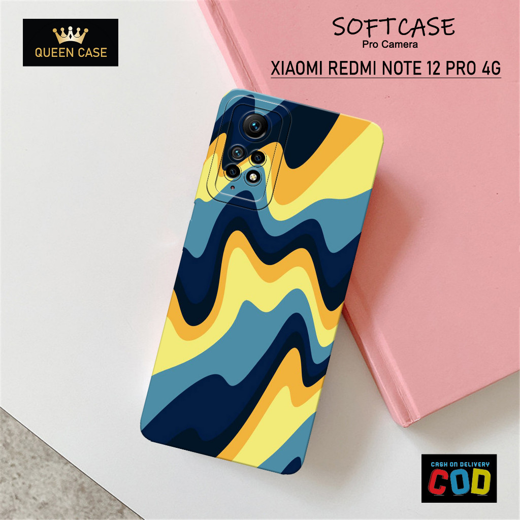 Softcase Hp Xiomi Redmi Note 12 Pro 4G - Fashion Case Estetik - Case Hp Xiomi Redmi Note 12 Pro 4G  