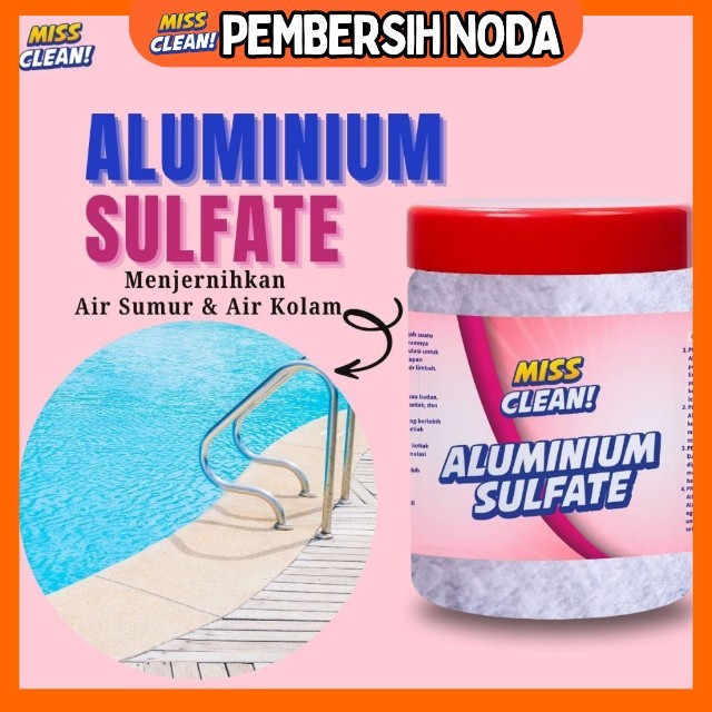 Bubuk tawas aluminium sulfate penjernih air sumur air kolam air aquarium penghilang bau air sumur