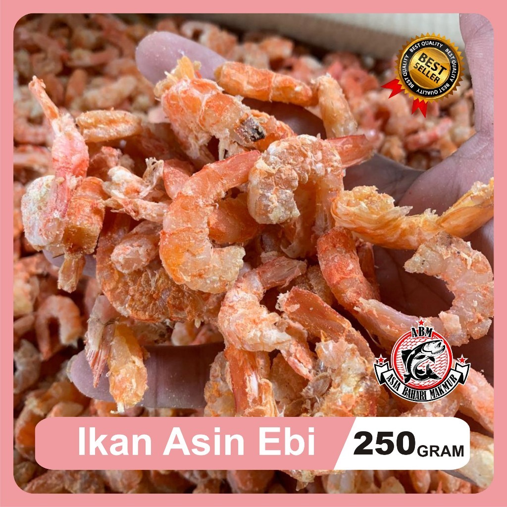 

Ikan Asin Ebi Kering Udang Ebi Tanpa Kulit 250 GrMurah