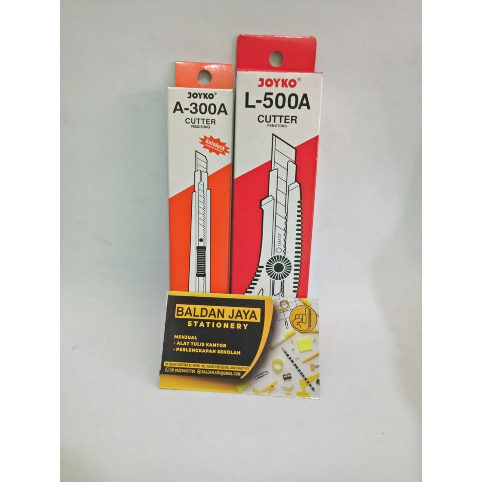 

Joyko Cutter A-300A/ L-500A Mudah Dibawa Kemana Saja