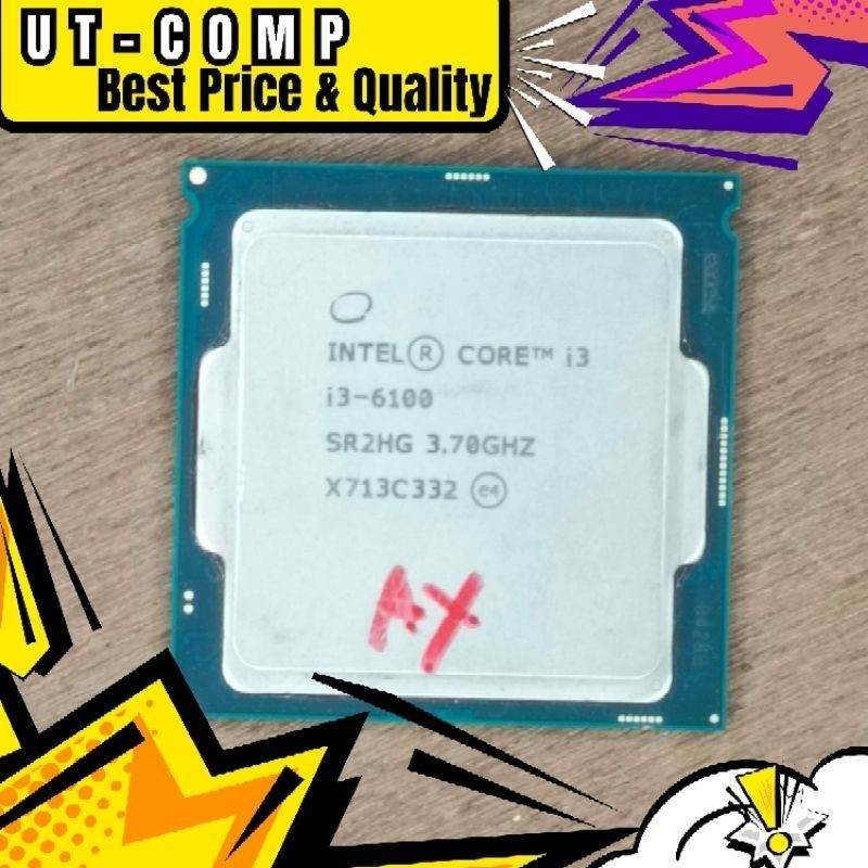Intel Core i3 Gen 6 | LGA1151 3.7GHz (Bekas - CPU Only)