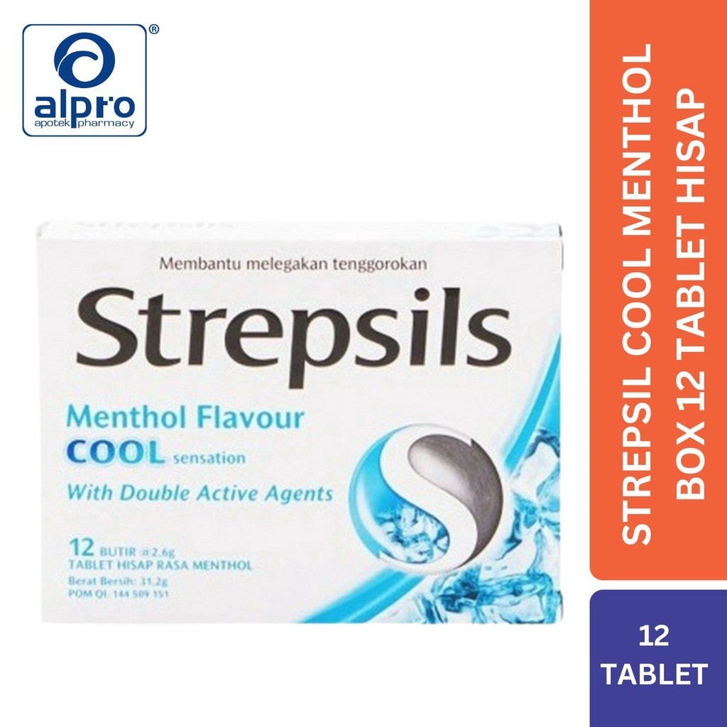 

STREPSIL COOL MENTHOL BOX 12 TABLET HISAP