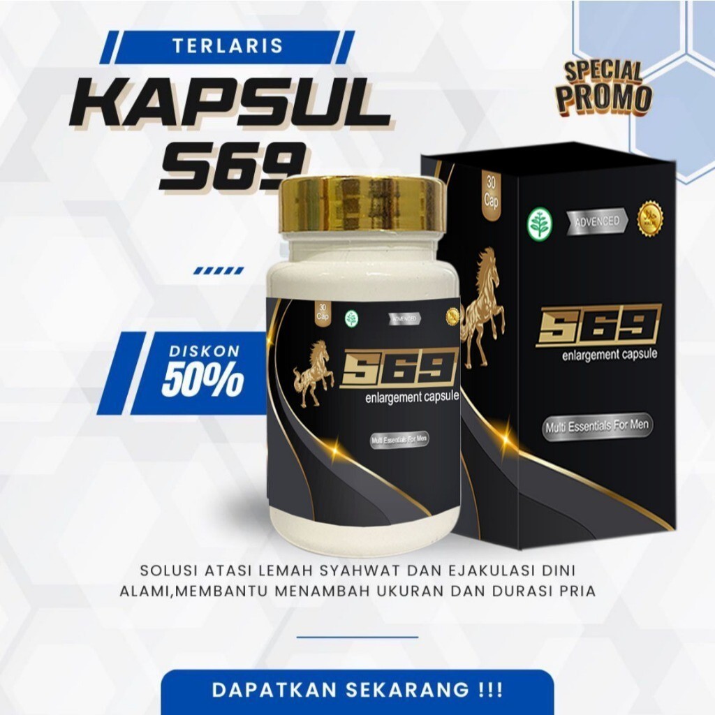 PAKET TAHAN LAMA HUBUNGAN INTIM S69 KAPSUL + DUREVEL SPRAY OBAT KUAT PRIA 100% TANPA EFEK SAMPING OR