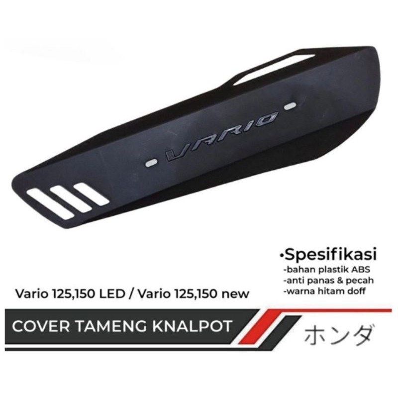Cover Knalpot Tameng Knalpot Vario 125 Old Vario 150 LED Universal Vario Cokro Variasi