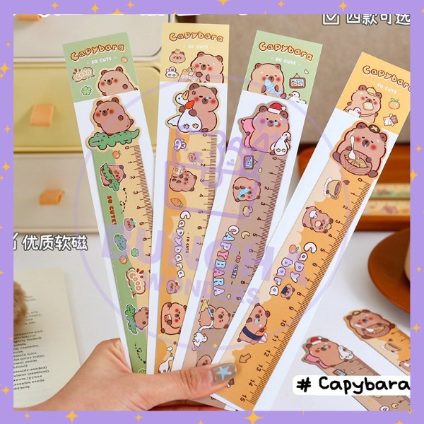 

BW Penggaris Premium 15 CM Kapibara Lucu Tebal Unik Imut Cetakan Warna Terang S-AT041