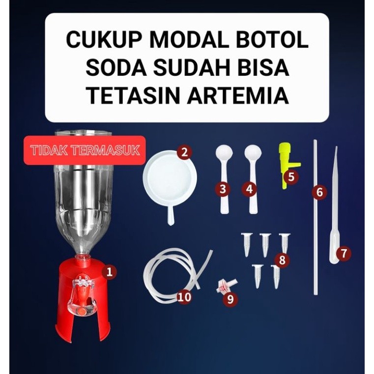 ALAT TETAS ARTEMIA | PAKET KULTUR ARTEMIA